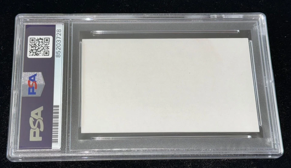 Marge Schott "Reds Owner 1990 WS Champions" Signed Autographed Business Card PSA - Image 3 of 3