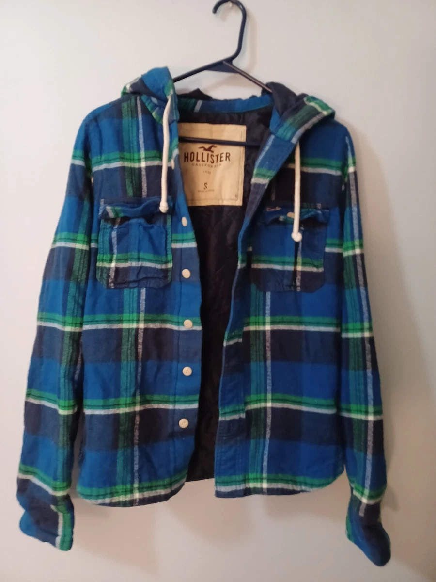 Hollister discount hooded flannel