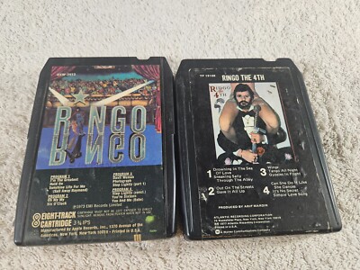 Ringo Starr- Ringo & Ringo The 4th 8-Track Lot of  FREE SHIPPING!