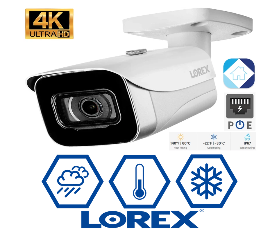 🔥Lorex 4K HD NVR 8 Channel 2TB Security System 8 4K Camera Color Night Vision🔥 - Image 2 of 4