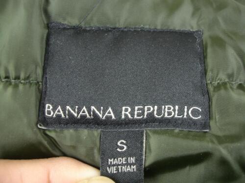 Men's S Banana Republic Safari Military Parka Vintage Green Sherpa Lined Snorkel - Picture 23 of 24