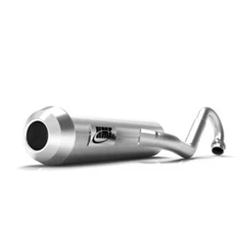HMF Slip On Exhaust for Pol/Can-Am Out/Sprtsmn/Rng(70-110) (07-25) Brushed