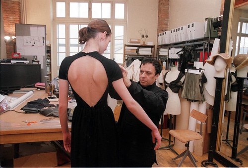 Vintage Azzedine Alaia Dark Green Pleated Knit Dress Circa 1990’s *As-Is* - 第 6/16 張圖片
