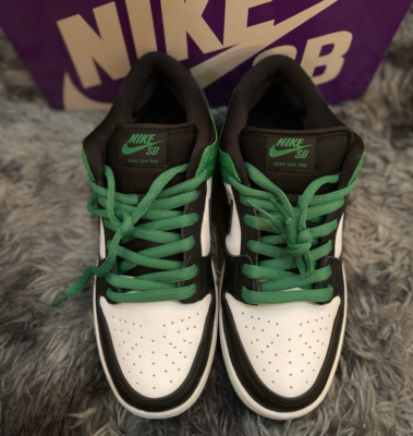 Nike Dunk SB Pro 'Classic Green' Black and Green Toe Board Shoes