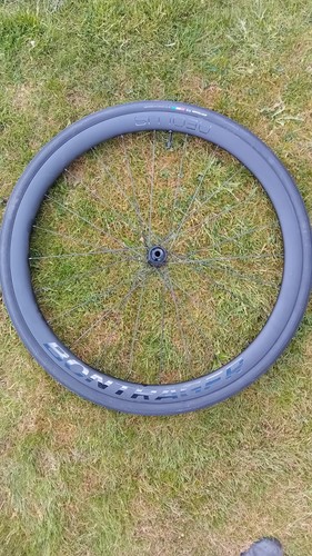 Bontrager Aeolus Pro 37 Carbon TLR Road Bike Wheelset With Tyres Tubeless Setup - Picture 9 of 16