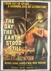 DAY THE EARTH STOOD STILL  sci-fi art of Gort holding Patricia Neal poster 3902