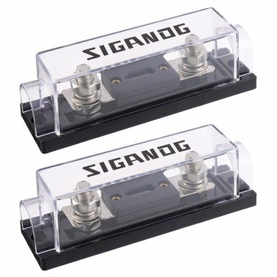 80 Amp Anl Fuse Holder 0/2/4 Gauge Fuse Block With 80a Anl Fuses For Car Audio T