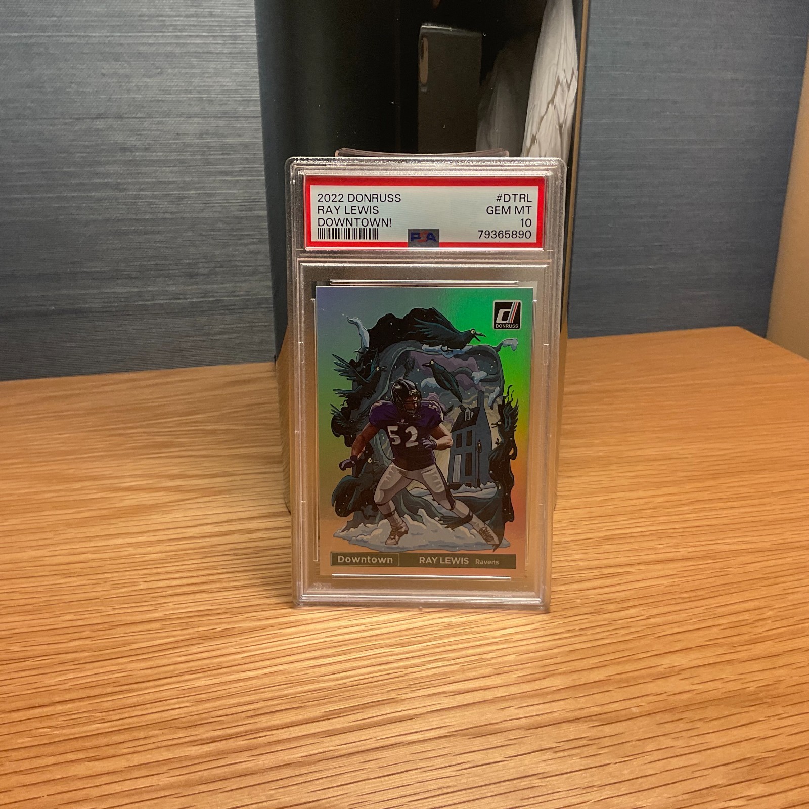 2022 Donruss Ray Lewis Downtown PSA 10