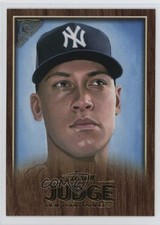2018 Topps Gallery Wood Aaron Judge #1 1sl7