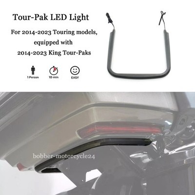 FoFor Harley Tour Pak Touring 2014-2024 King Pack Trunk LED Run Brake Tail Light