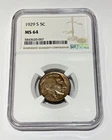 1929 S Buffalo Indian Head Nickel NGC MS 64