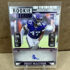 2024 Panini Contenders Optic - Rookie Ticket Autographs Dwight McGlothern #170