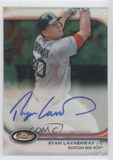 2012 Topps Finest Rookies Green Refractor 148/199 Ryan Lavarnway #AR-RL Auto 0c2