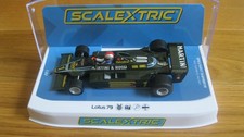 New Boxed C4423 Scalextric 1:32nd Lotus 79 USA GP West "Mario Andretti" Model