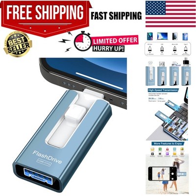 High-Speed 256GB Photo Stick USB Drive   Secure & Portable for Mobile Devices