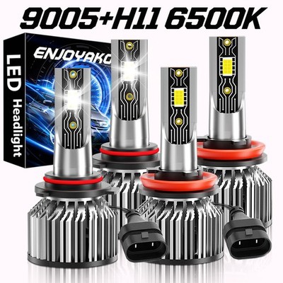 For Ram 2500 2011-2021 LED Headlight Super Bright White Bulbs Combo 4x 72000LM