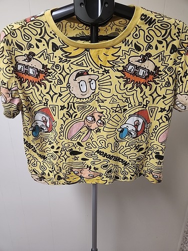 Nickelodeon Cartoon T Shirt   Size Small Rugrats Ren And Stimpy Vintage  - Picture 2 of 9
