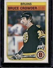 1982-83 O-Pee-Chee #9 Bruce Crowder