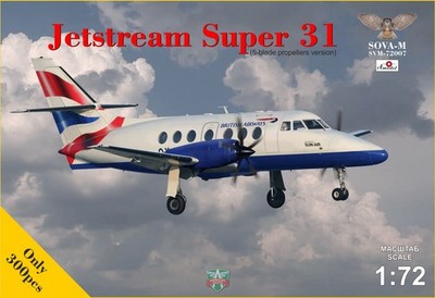 SVM-72007 Sova-M 1/72 Jestream Super 31 (5 blade propeller vers.)