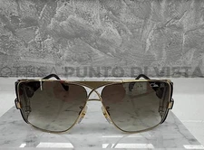 Sunglasses Cazal Legends 955 097 63 11 120 Shiny Gold Brown Brown Gradient Lens