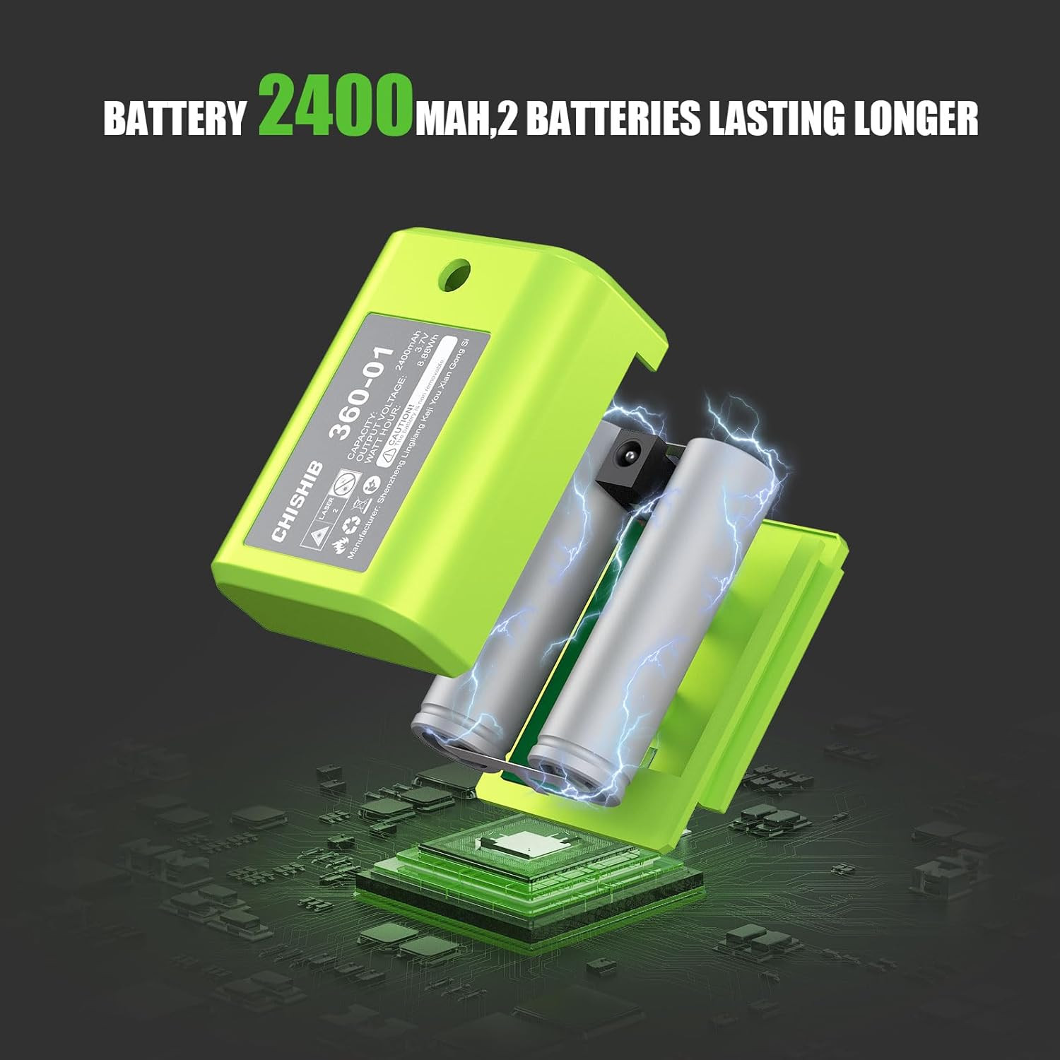 Laser Level 4D Self-Leveling Cross Line Laser Level, Rotary Base and Accessories