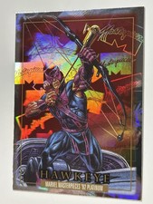 2024 Marvel Masterpieces '92 Platinum - #34 - Hawkeye / Holofoil