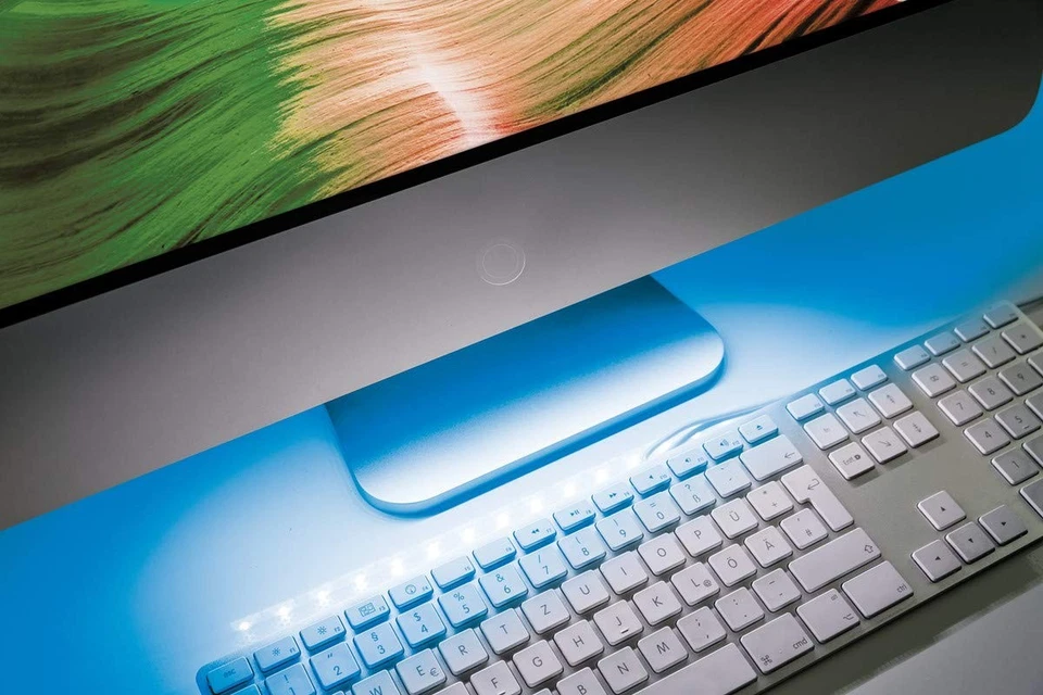 Paulmann Striscia LED Con USB Collegamento Blu/Bianco 30cm 1,5W Autoadesivo - Immagine 3 di 3