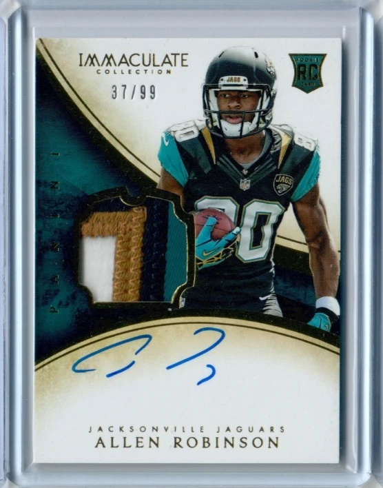 Allen Robinson Panini Immaculate #123 Autograph Patch