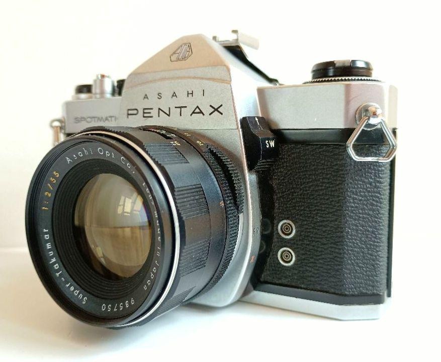 178 Pentax Spotmatic SP 35mm Film Camera Super Takumar 55mm
