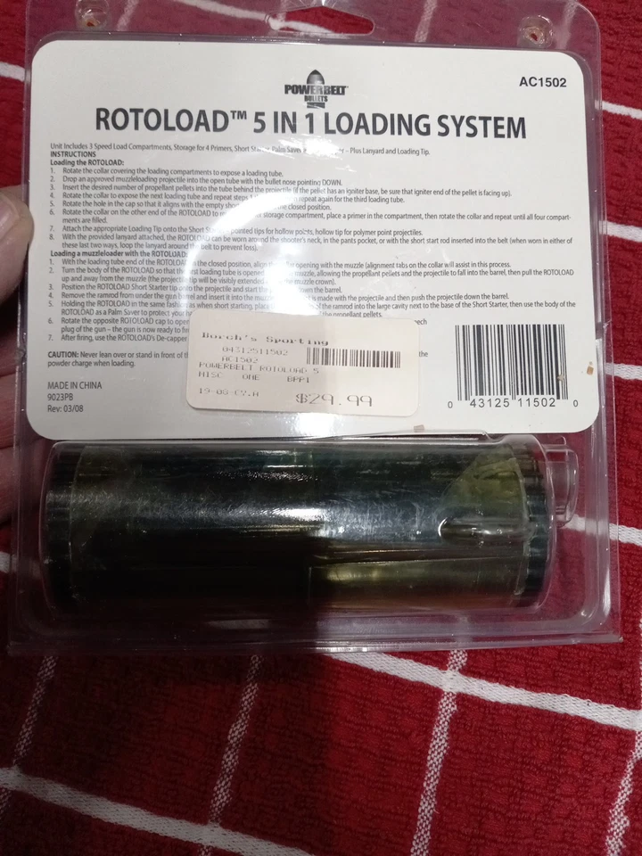 Powerbelt Rotoload 5-in-1 Loading System Bullet Loader Starter AC1502  - Image 2 of 3