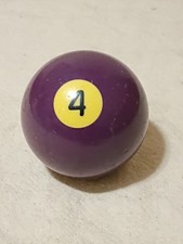 Vintage Purple No. 4 Replacement Billiard Ball 0077 G1
