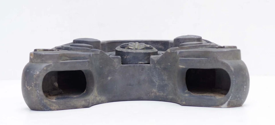 Telha de telhado antiga ONIGAWARA com brasão da família samurai antiga do Japão - Imagem 4 de 4