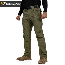 IDOGEAR Men's Tactical Pants Flex Ripstop Cargo Trousers for Outdoor Hiking Work