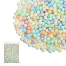 Foam Beads 4-6mm Mini Small Balls Polystyrene Beads Light Multicolor