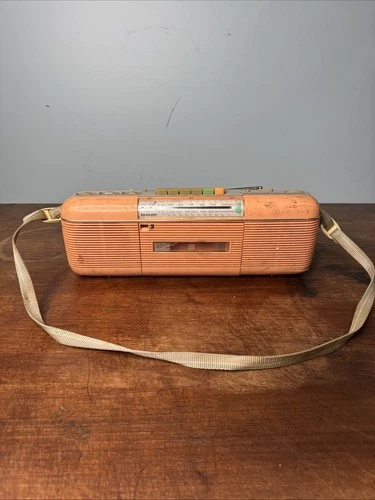 Sharp QT-50 AM FM Portable Boombox Stereo Radio & Cassette Stranger Things