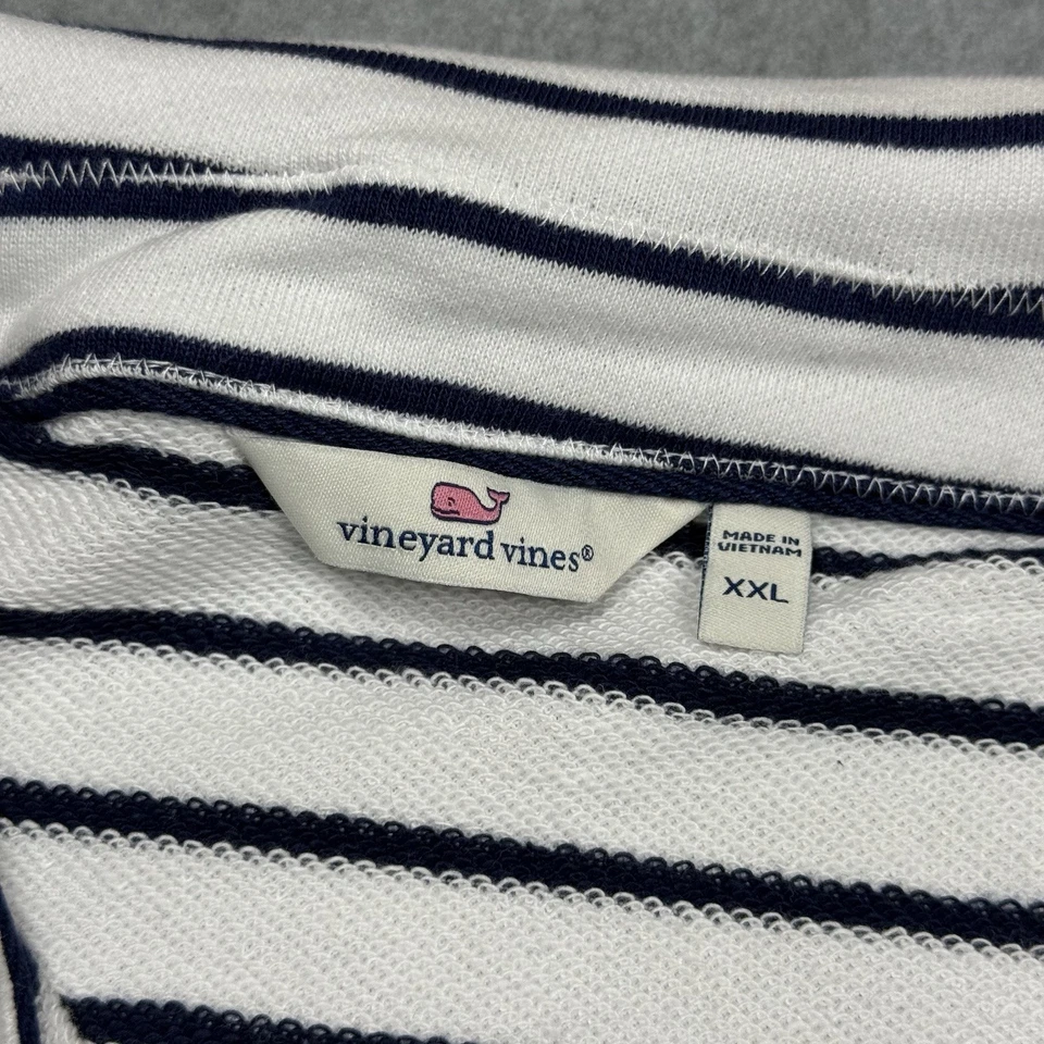 Suéter Vineyard Vines Popover para Mujer 2XL XXL Blanco Gorra Sudadera Elástica Foto 3 de 4