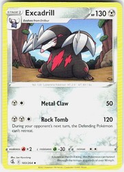 Excadrill 183/264 Fusion Strike Uncommon Pokemon Card