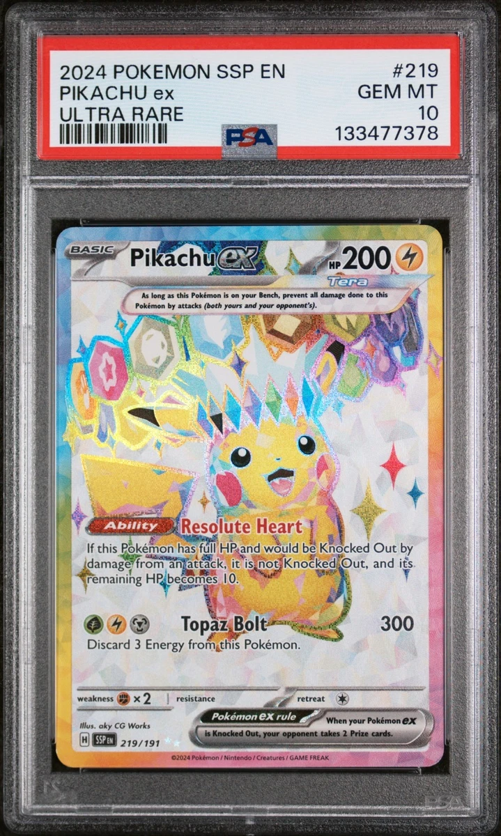 Pikachu Pokémon TCG Professional Sports Authenticator (PSA) Ultra