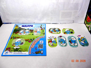 Die Schlümpfe Das verlorene Dorf Smurfs Klebebilder Satz 1 Bpz SD389