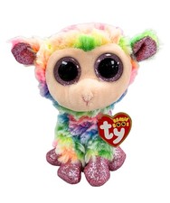Ty Beanie Boos - Daffodil the Lamb, Glitter Eyes, MWMT Stuffed Animal Toy