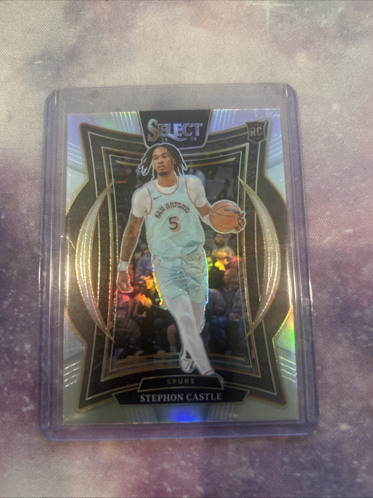 2024-25 Panini Select - Concourse Stephon Castle #72 Silver Prizm (RC)