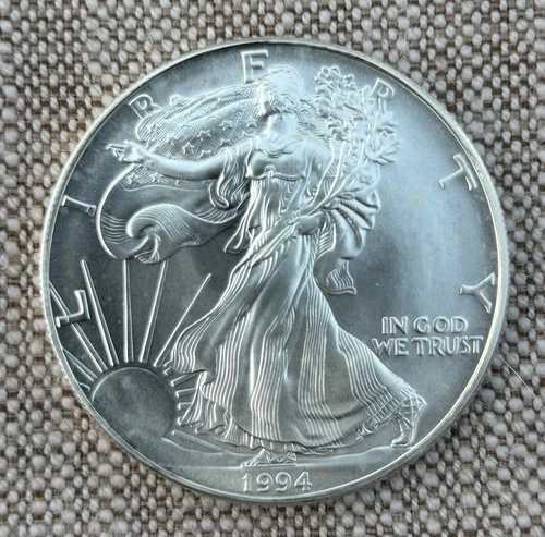 1994 Silver Eagle Coin "Key Date" BU Gem!