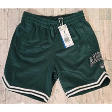 Adidas Boys Original Shorts in Collegiate Green- Sz M