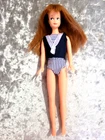Vintage Barbie Skipper doll clone Original bodysuit Gorgeous face & hair