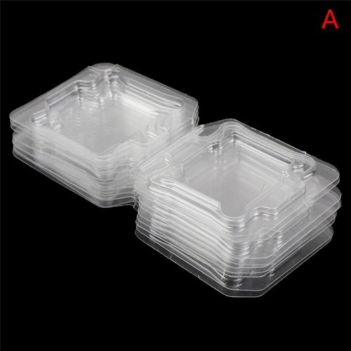 10Pcs CPU Box CPU Plastic Protective Case CPU Clamshell Tray Case Container Qo - Afbeelding 13 van 14