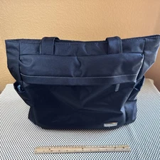 Ricardo Beverly Hills Travel Tote Shoulder Bag Black 19x7x14”