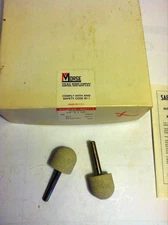 M.K. MORSE CO.  A21, 1" Dia x 1/4" X 1 1/2, WA60-OVJ,  VITRIFIED MOUNTED POINTS 