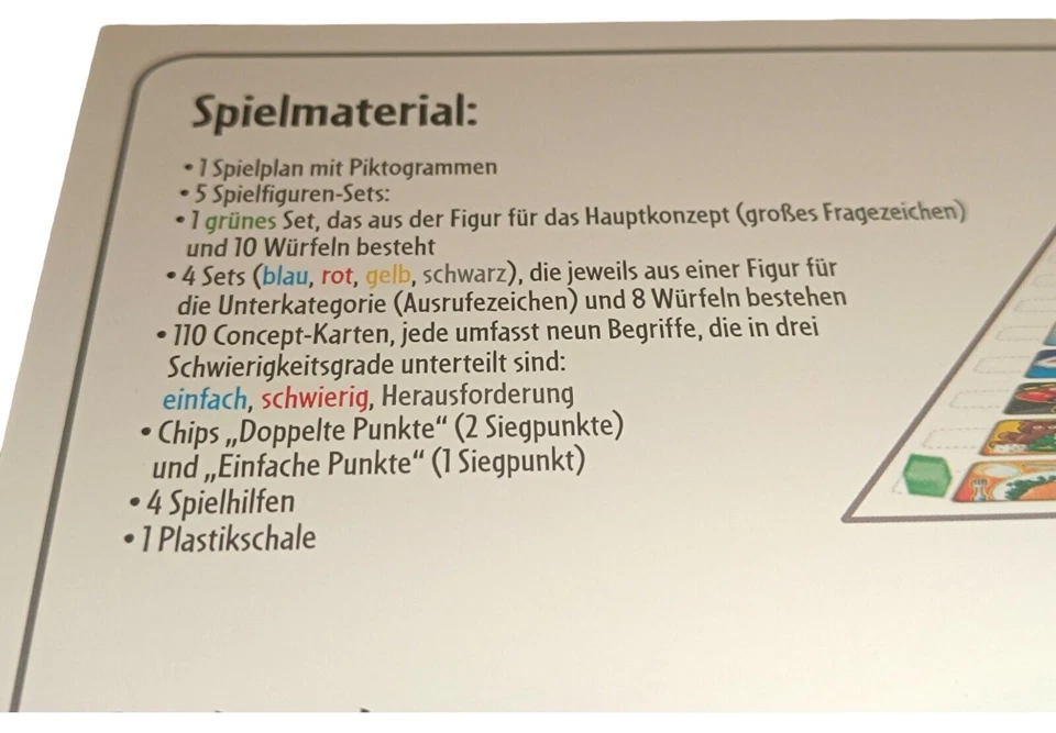 CONCEPT Brettspiel Partyspiel Gesellschaftsspiel vollständig und gezählt - Bild 2 von 4