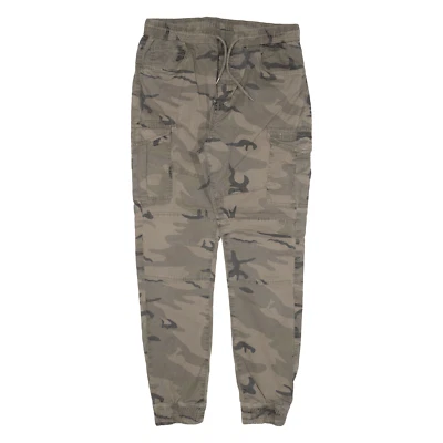 Pantalon Cargo Camo Femme Vert Slim Tapered W30 L28 - Photo 1/4
