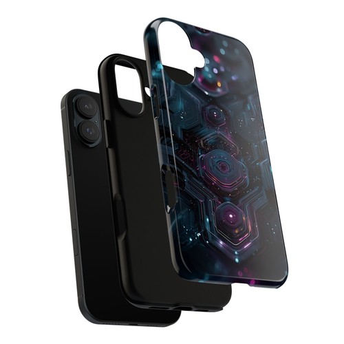 Neon Matrix Geometry - Phone Cover Case for iPhone | Galaxy | Pixel - Zdjęcie 22 z 255